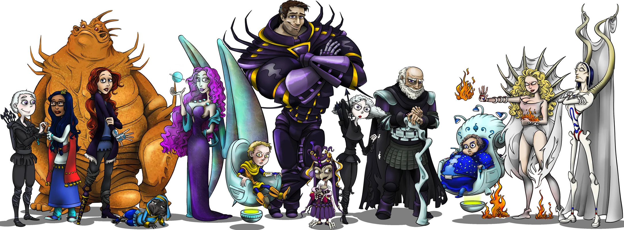 Characters of the Torth series